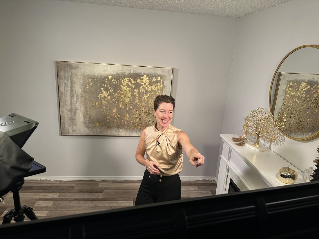 Nicole Joyal in her home studio